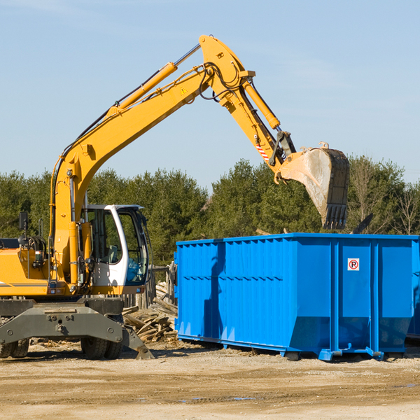 are there any restrictions on where a residential dumpster can be placed in Brandermill Virginia